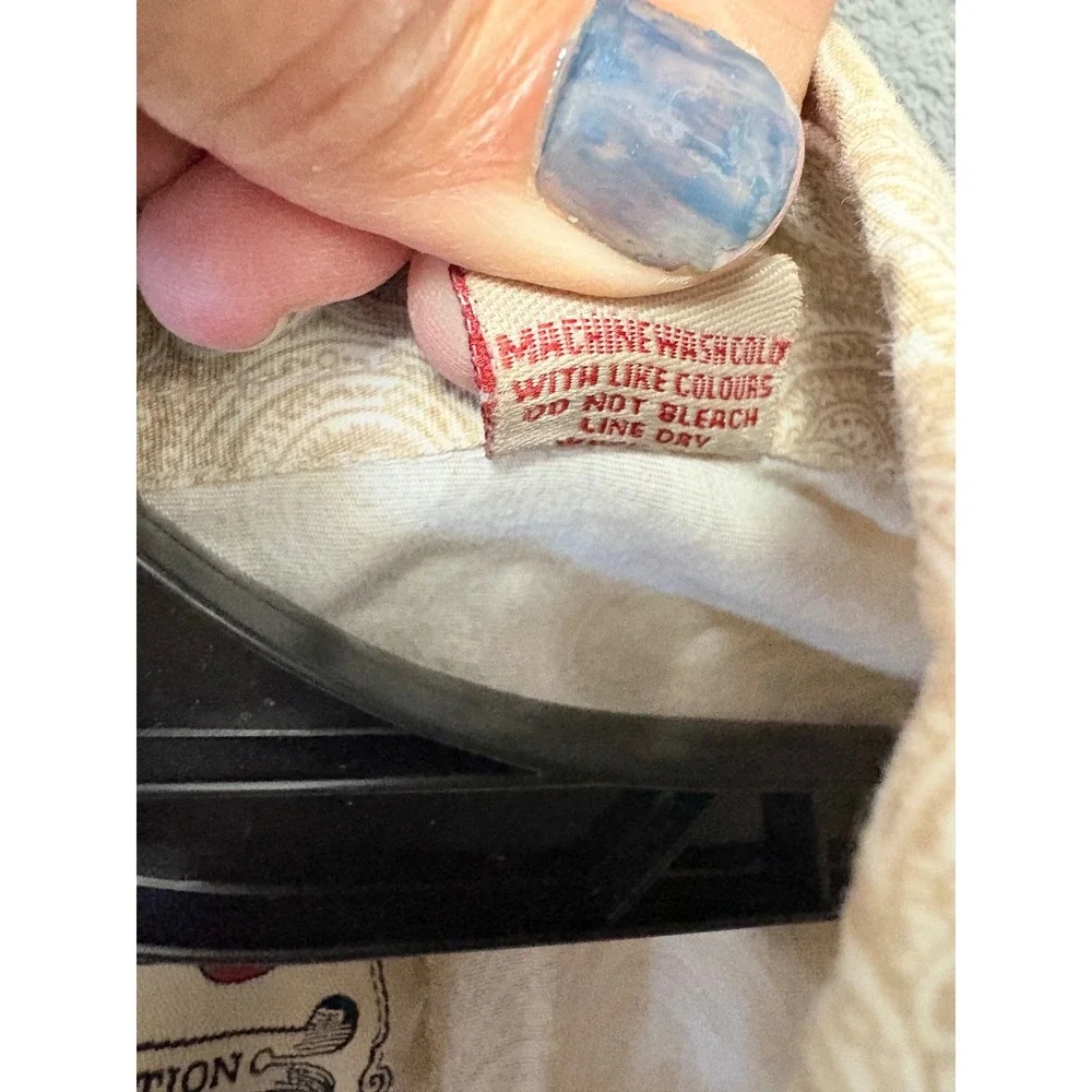 Rafter C Cowboy Quality Paisley Long Sleeve Western Shirt Men's L - Picture 7 of 12